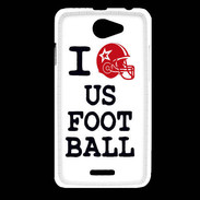 Coque HTC Desire 516 I love US Football