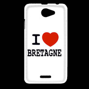 Coque HTC Desire 516 I love Bretagne