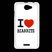 Coque HTC Desire 516 I love Biarritz