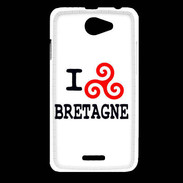 Coque HTC Desire 516 I love Bretagne 2