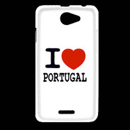 Coque HTC Desire 516 I love Portugal