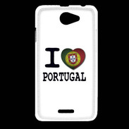 Coque HTC Desire 516 I love Portugal 2