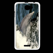 Coque HTC Desire 516 Coque Dauphin et vague