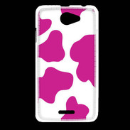Coque HTC Desire 516 vache rose