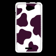 Coque HTC Desire 516 vache prune