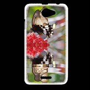 Coque HTC Desire 516 DP Papillon mirroir