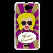 Coque HTC Desire 516 Miss business Blonde