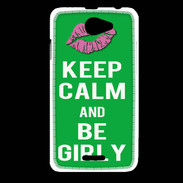 Coque HTC Desire 516 Keep Calm Girly Vert