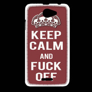 Coque HTC Desire 516 Keep Calm Fuck Off Brique