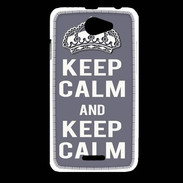 Coque HTC Desire 516 Keep Calm Gris