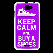 Coque HTC Desire 516 Keep Calm Buy Shoes Violet
