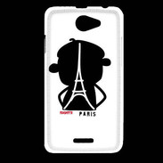 Coque HTC Desire 516 Adishatz Humour Paris