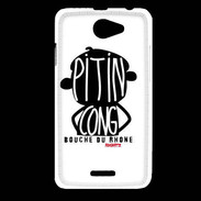 Coque HTC Desire 516 Adishatz Humour Bouche du Rhone