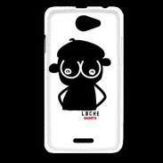 Coque HTC Desire 516 Adishatz Humour Loche