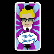 Coque HTC Desire 516 Mister Shopping Blond