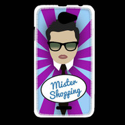 Coque HTC Desire 516 Mister Shopping Brun