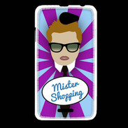 Coque HTC Desire 516 Mister Shopping Roux