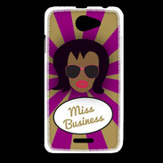 Coque HTC Desire 516 Miss business Black