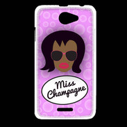 Coque HTC Desire 516 Miss Champagne Black