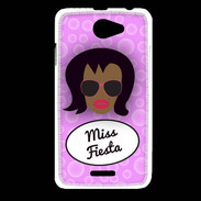 Coque HTC Desire 516 Miss Fiesta Black