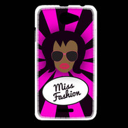 Coque HTC Desire 516 Miss Fashion Black