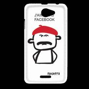 Coque HTC Desire 516 Adishatz J'aime pas Facebook