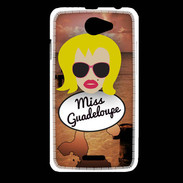 Coque HTC Desire 516 Miss Guadeloupe Blonde