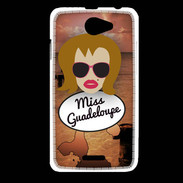 Coque HTC Desire 516 Miss Guadeloupe Rousse