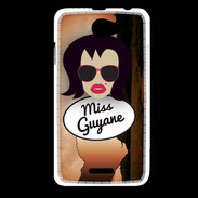 Coque HTC Desire 516 Miss Guyane Brune