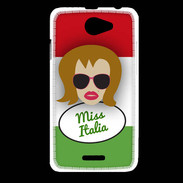 Coque HTC Desire 516 Miss Italie Rousse