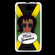 Coque HTC Desire 516 Miss Jamaica Black