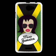 Coque HTC Desire 516 Miss Jamaica Brune