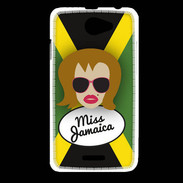 Coque HTC Desire 516 Miss Jamaica Rousse