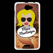 Coque HTC Desire 516 Miss Martinique Blonde