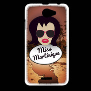 Coque HTC Desire 516 Miss Martinique Brune