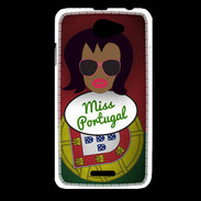Coque HTC Desire 516 Miss Portugal Black