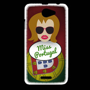 Coque HTC Desire 516 Miss Portugal Rousse
