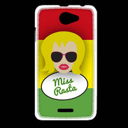 Coque HTC Desire 516 Miss Rasta Blonde