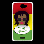 Coque HTC Desire 516 Miss Rasta Black