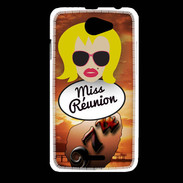 Coque HTC Desire 516 Miss Réunion Blonde