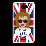 Coque HTC Desire 516 Miss UK Rousse