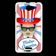 Coque HTC Desire 516 Mister América Brun