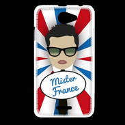 Coque HTC Desire 516 Mister France Brun