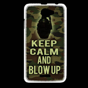 Coque HTC Desire 516 Keep Calm and Grenade Camouflage