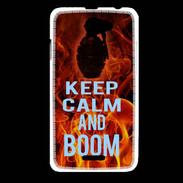 Coque HTC Desire 516 Keep Calm and Grenade