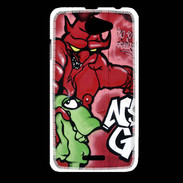 Coque HTC Desire 516 Enfer graffiti PB