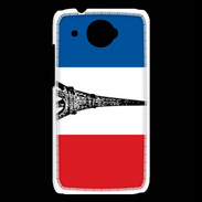 Coque HTC Desire 601 Drapeau français et Tour Eiffel