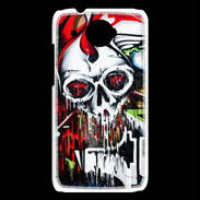 Coque HTC Desire 601 Tête de mort Graffiti couleur