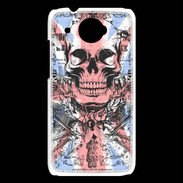 Coque HTC Desire 601 Tête de mort Angleterre