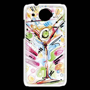 Coque HTC Desire 601 cocktail en dessin